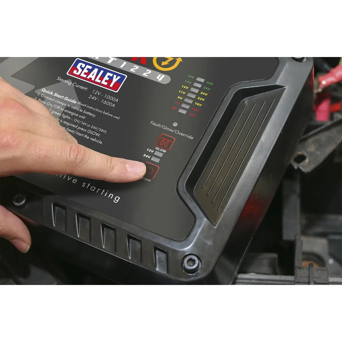 Sealey ElectroStart® Batteryless Power Start 1000/1600A 12/24V 