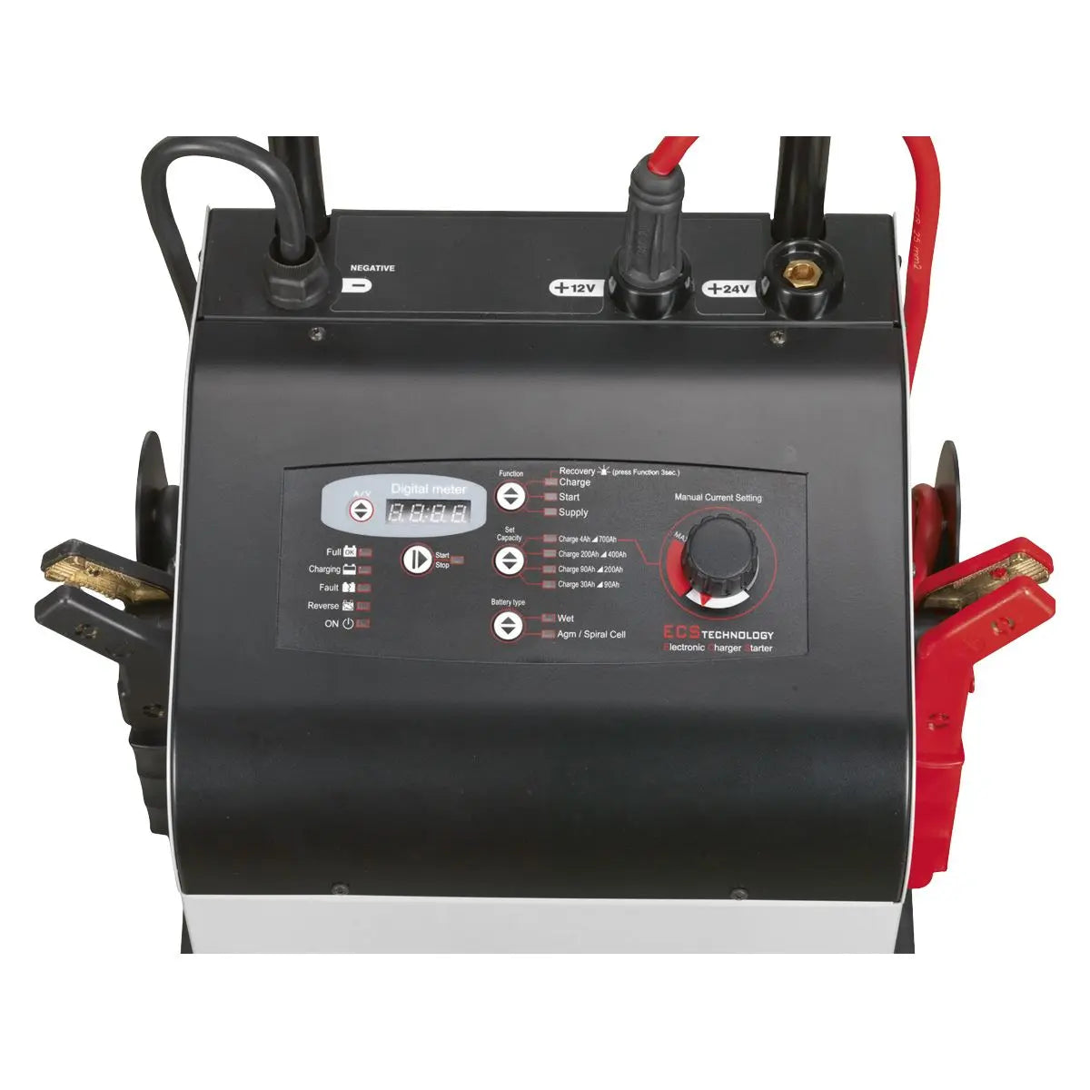 Sealey Electronic Charger Maintainer/Starter 100/650A 12/24V 