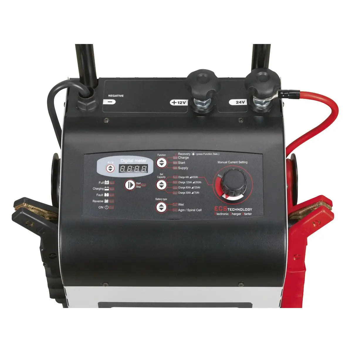 Sealey Electronic Charger Starter 60/350A 12/24V 