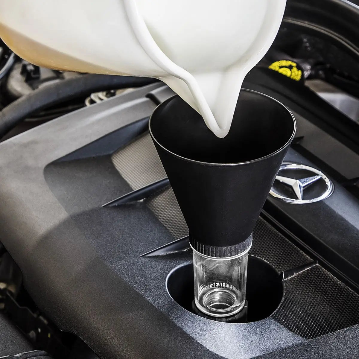 Sealey Engine Oil Funnel Set 4pc  - BMW, Mercedes-Benz 