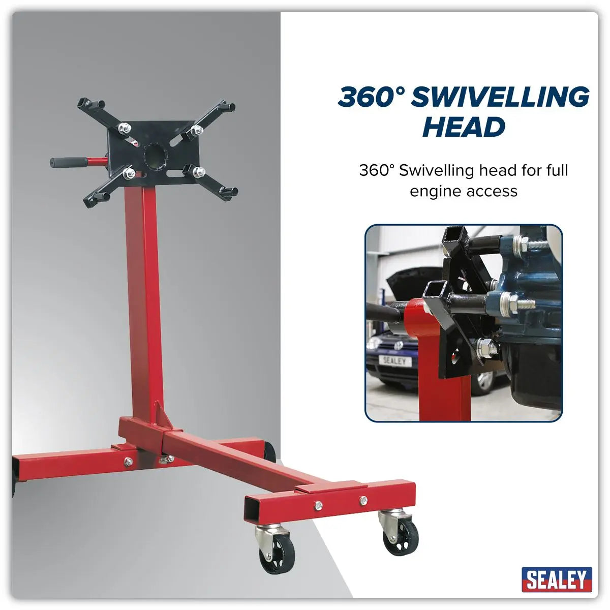 Sealey Engine Stand 450kg  White Rose Tools