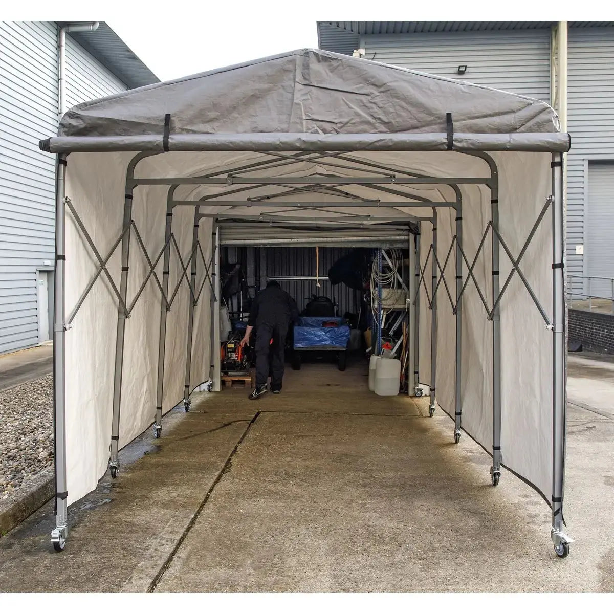Sealey Extending Steel Garage Extension 2.5 x 4.5 x 2.5m 
