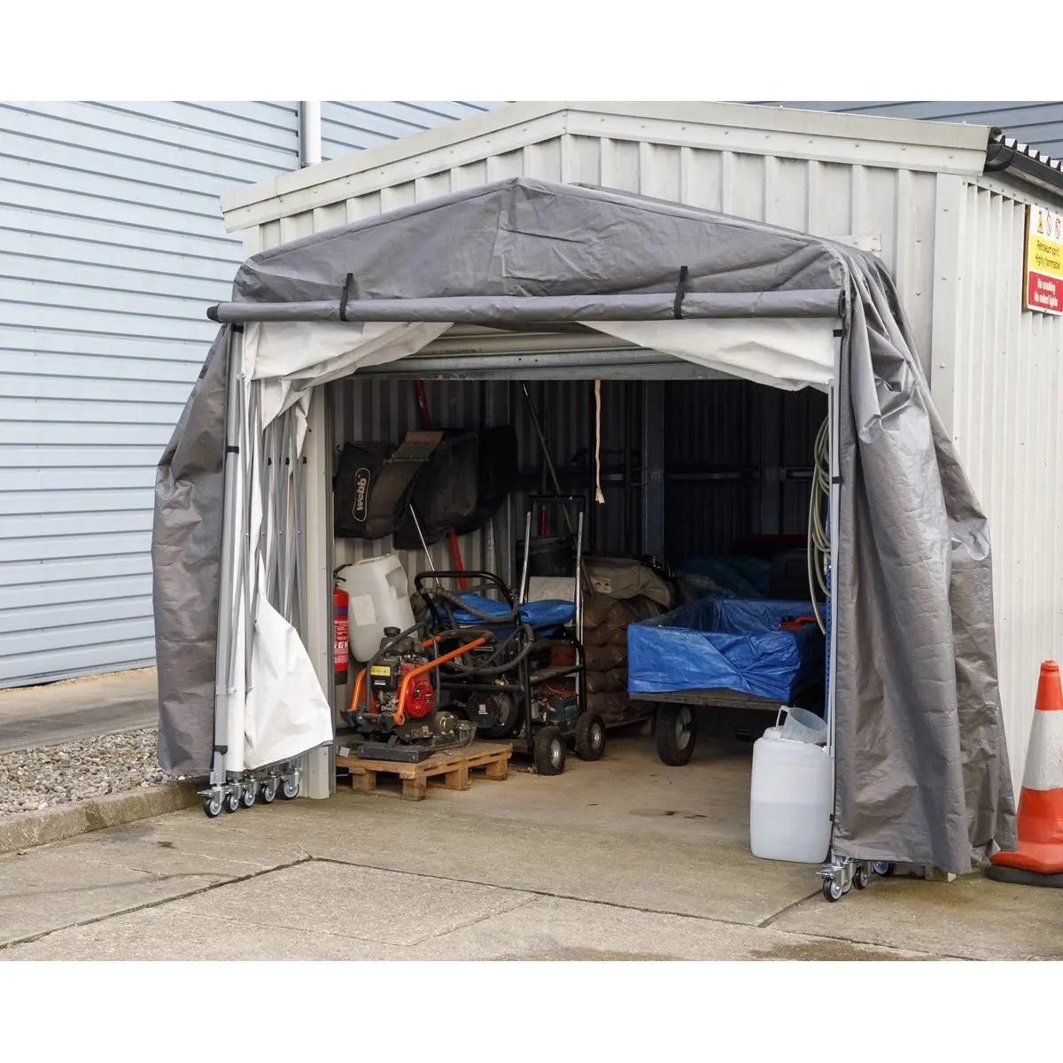 Sealey Extending Steel Garage Extension 2.5 x 4.5 x 2.5m 