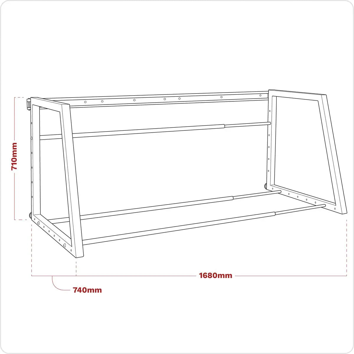 Sealey Extending Tyre Rack Wall or Floor Mounting 