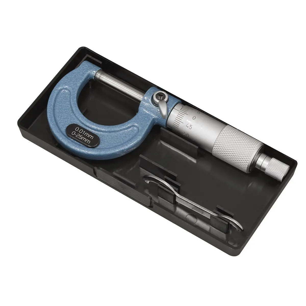 Sealey External Micrometer 0-25mm  White Rose Tools