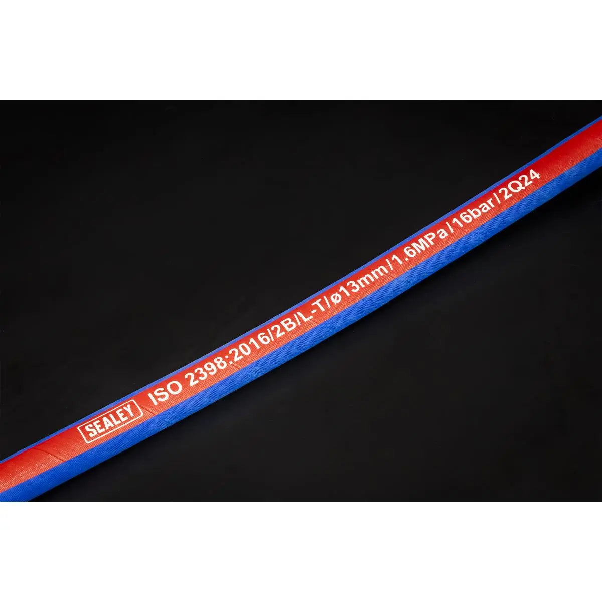 Sealey Extra-Heavy-Duty Air Hose with 1/2"BSP Unions 30m x 13mm  White Rose Tools