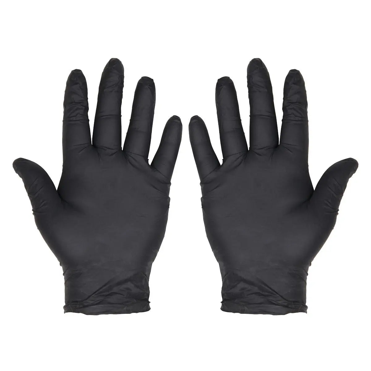 Sealey Extra Thick Powder-Free Disposable Nitrile Gloves, Large - Pack of 100  White Rose Tools