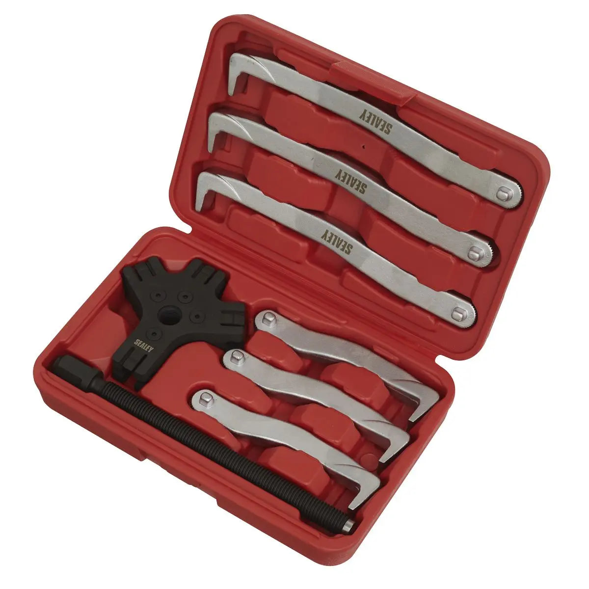 Sealey Fast Action Twin/Triple Leg Reversible Puller Set 8pc 150 & 220mm 