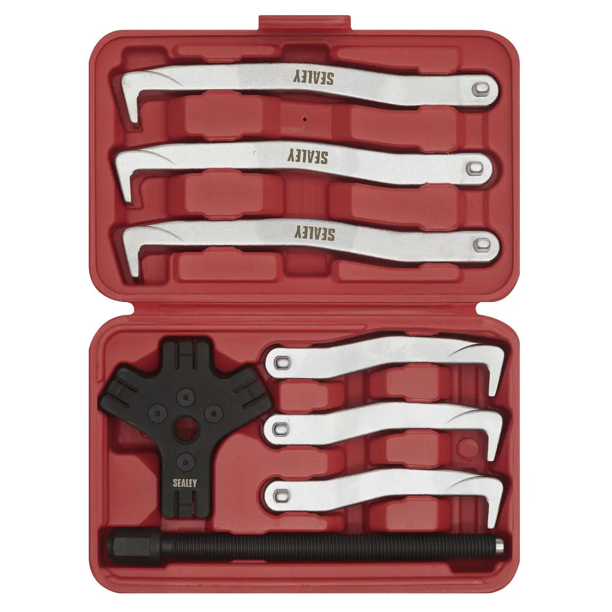 Sealey Fast Action Twin/Triple Leg Reversible Puller Set 8pc 150 & 220mm 