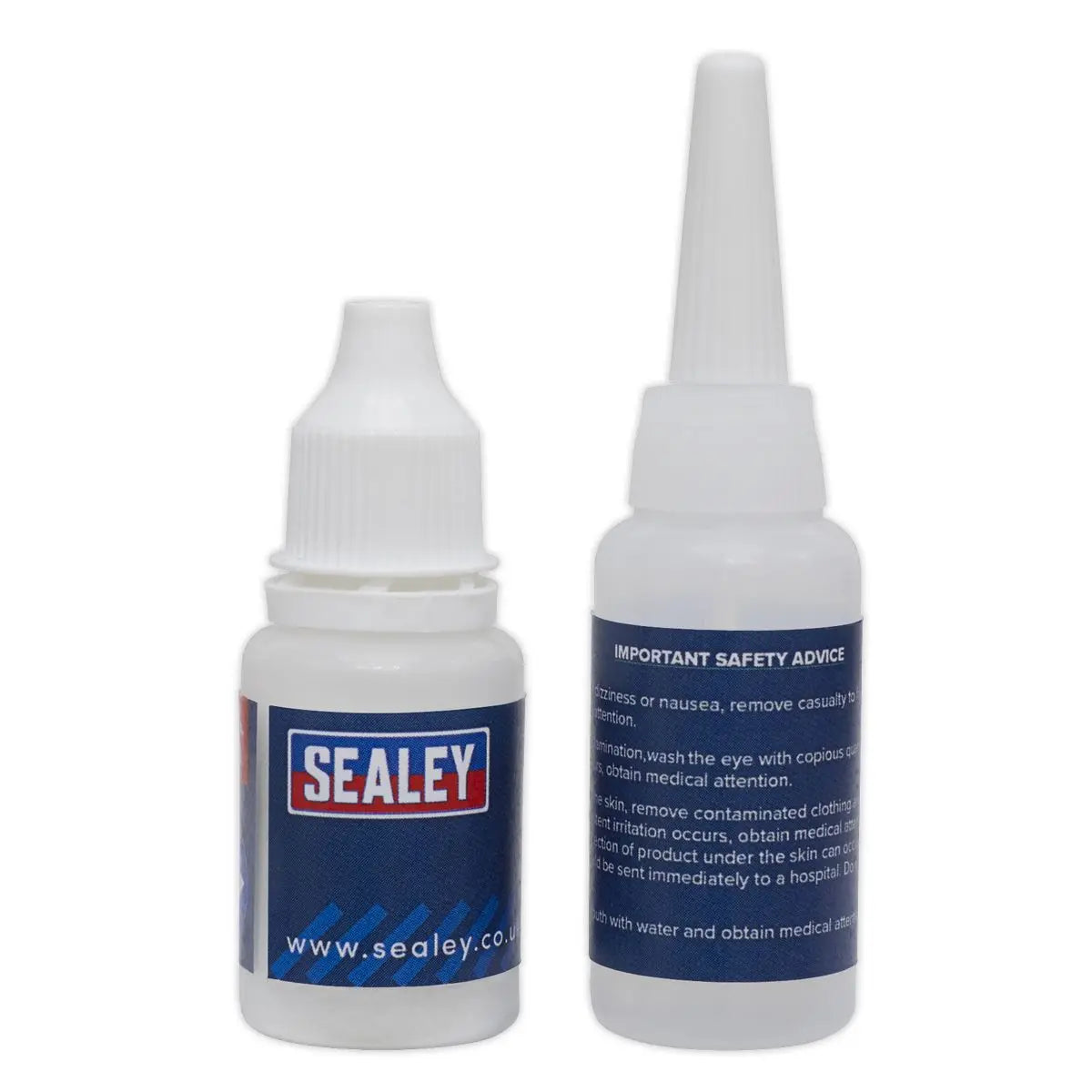 Sealey Fast Fix Filler and Adhesive Two Part Repair System Clear 