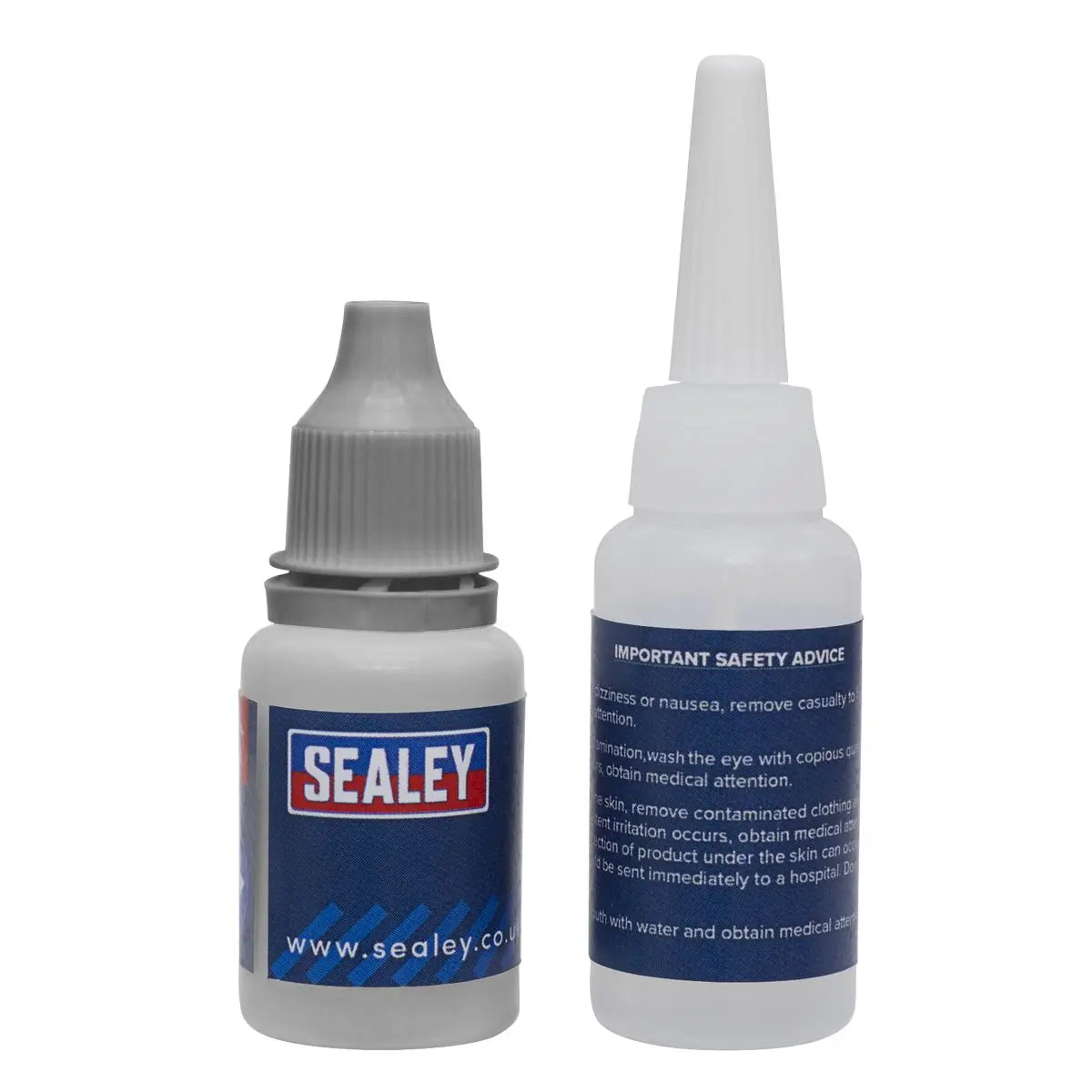 Sealey Fast Fix Filler and Adhesive Two Part Repair System Grey 