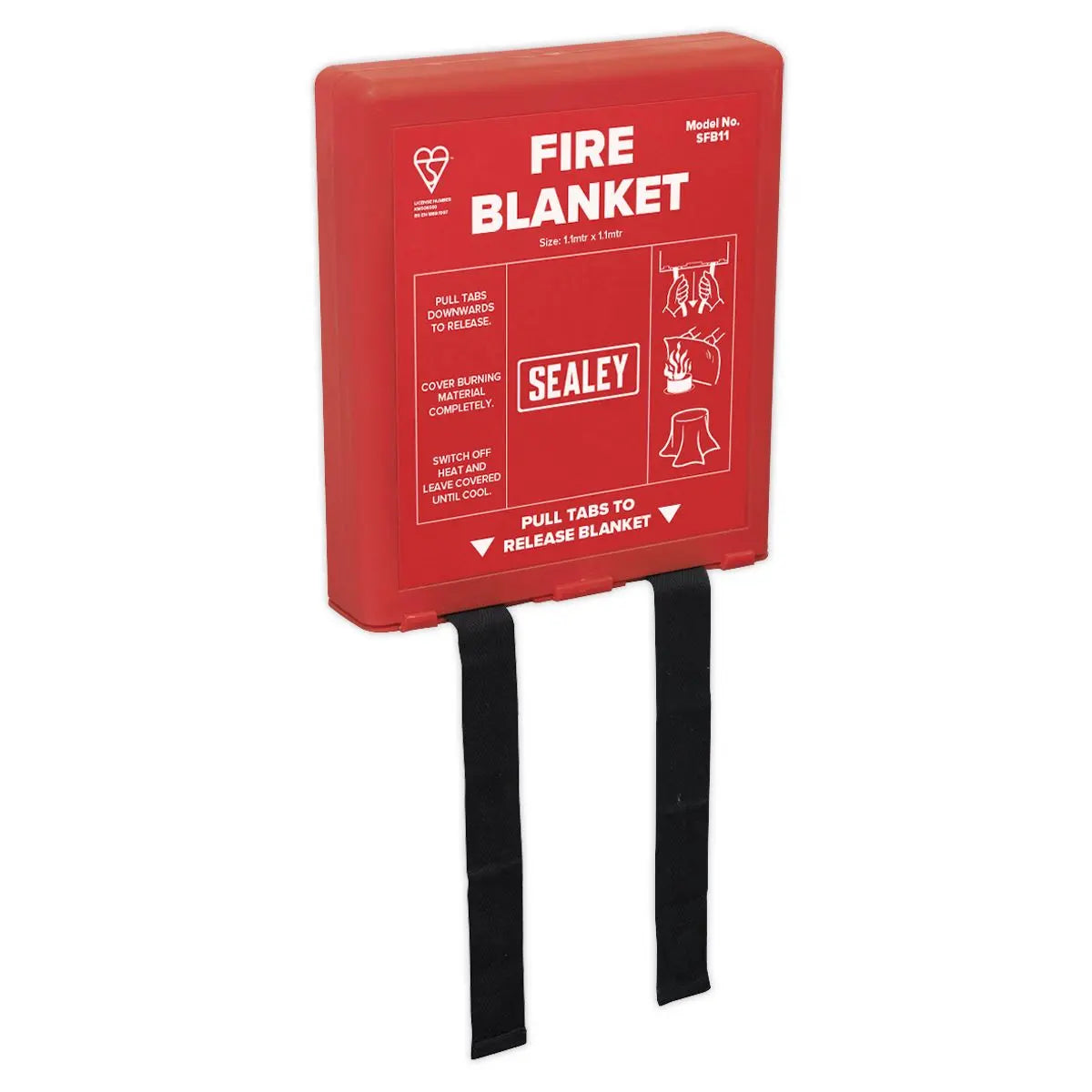 Sealey Fire Blanket 1.1 x 1.1m 