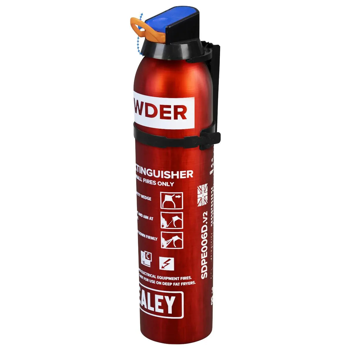 Sealey Fire Extinguisher 0.6kg Dry Powder - Disposable 