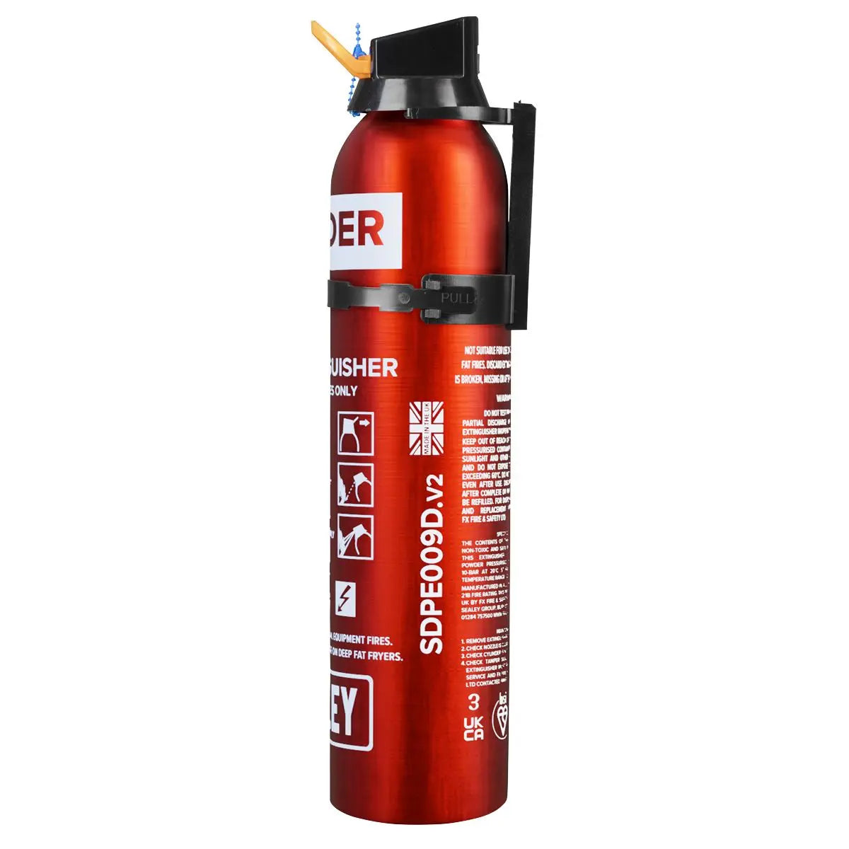 Sealey Fire Extinguisher 0.95kg Dry Powder - Disposable 