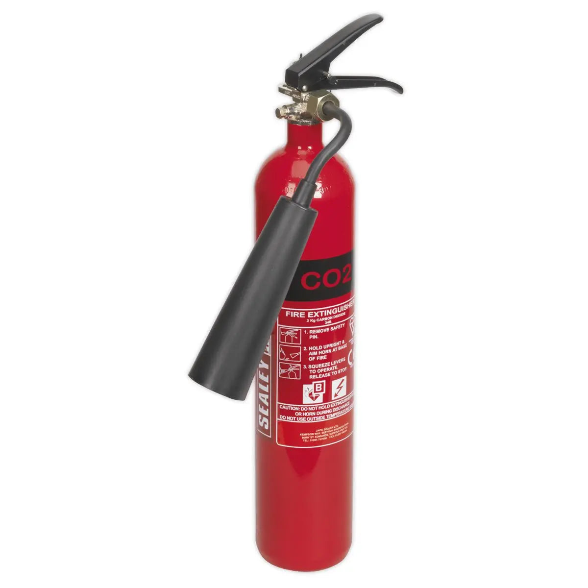 Sealey Fire Extinguisher 2kg Carbon Dioxide 