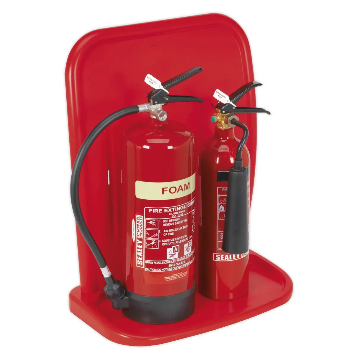 Sealey Fire Extinguisher Stand - Double 