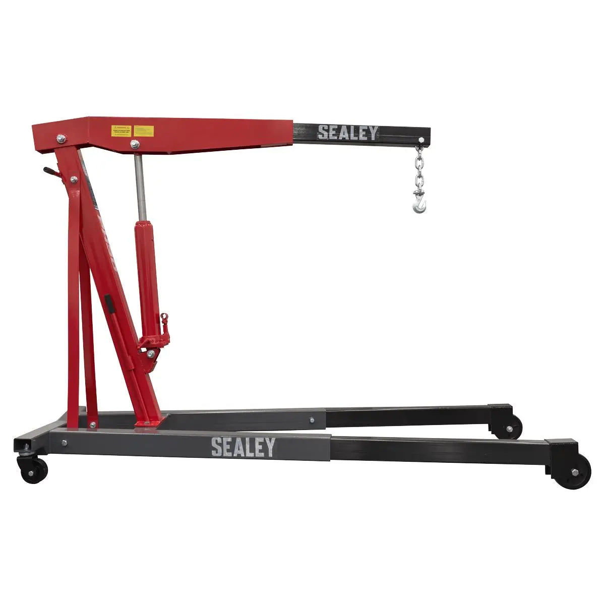 Sealey Fixed Frame Engine Crane with Extendable Legs 3 Tonne  White Rose Tools