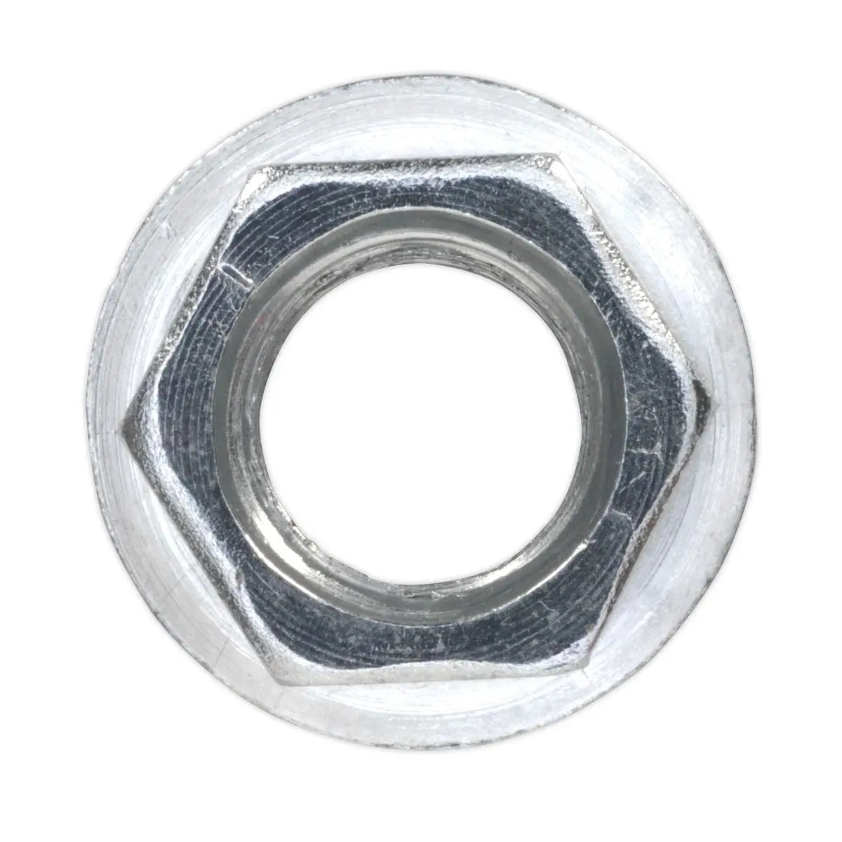 Sealey Flange Nut Serrated M10 Zinc Pack of 100 