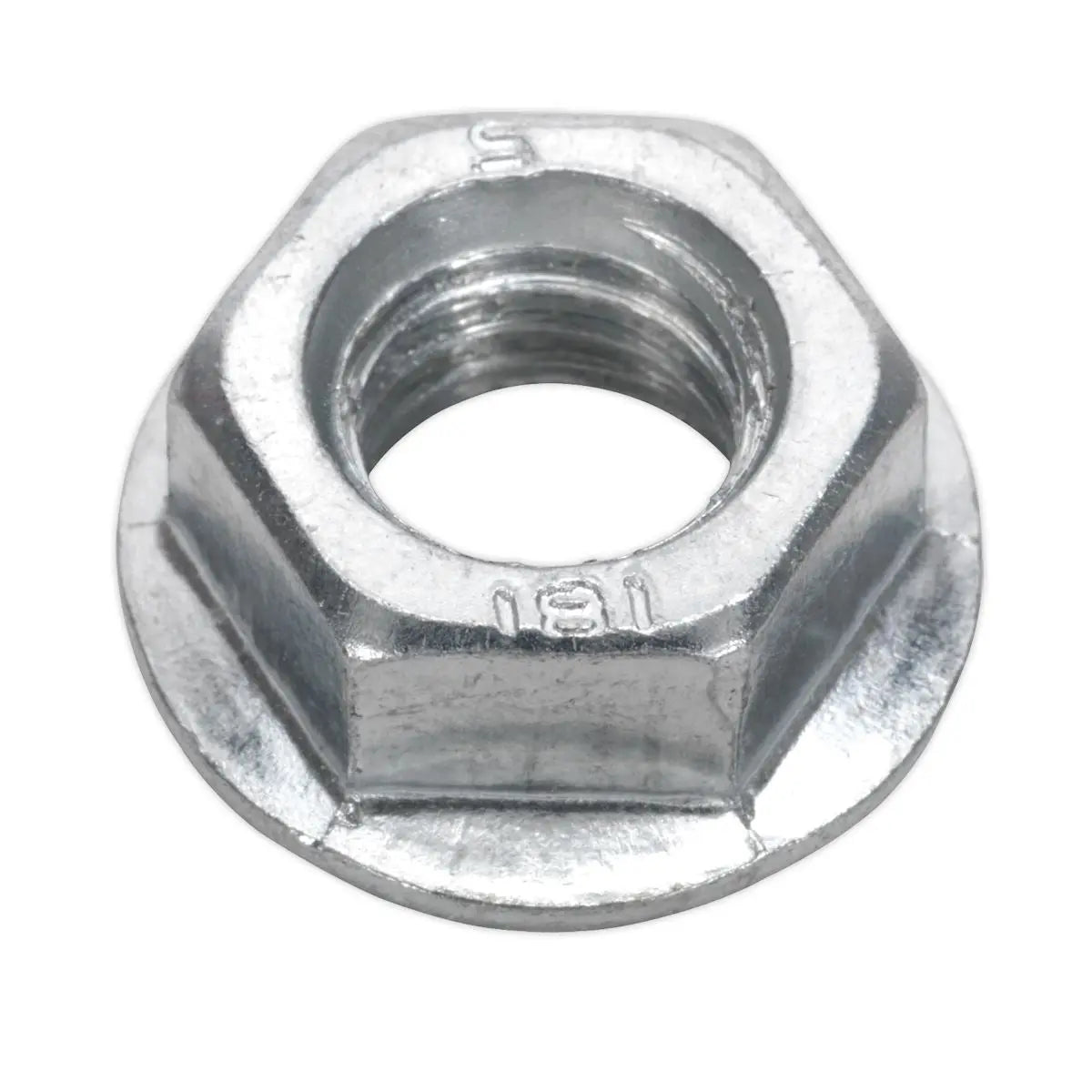 Sealey Flange Nut Serrated M12 Zinc Pack of 50 