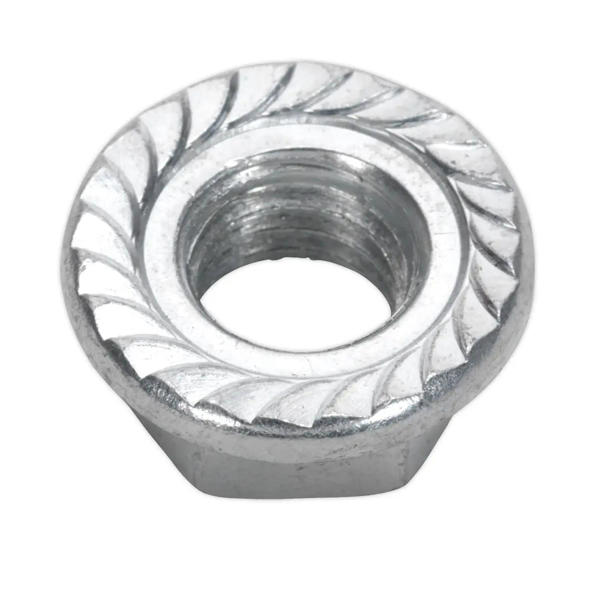 Sealey Flange Nut Serrated M12 Zinc Pack of 50 