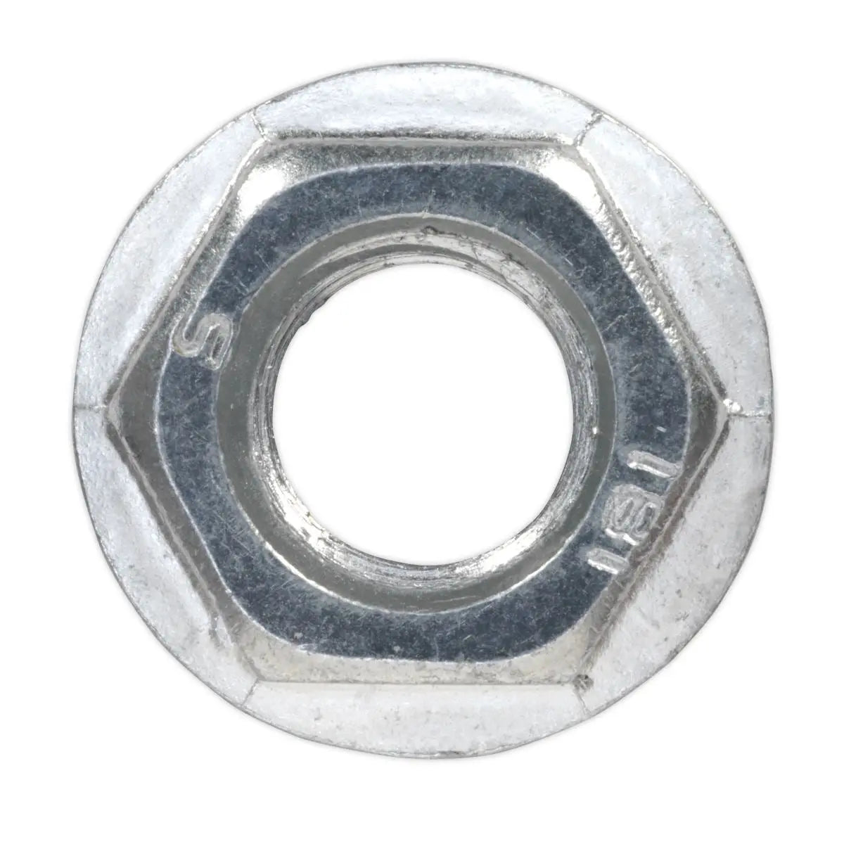 Sealey Flange Nut Serrated M12 Zinc Pack of 50 