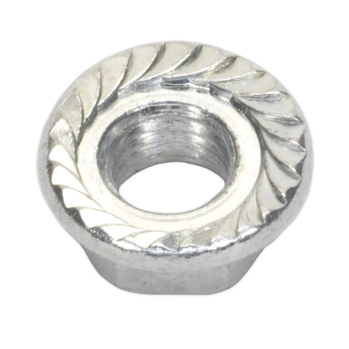 Sealey Flange Nut Serrated M5 Zinc Pack of 100 