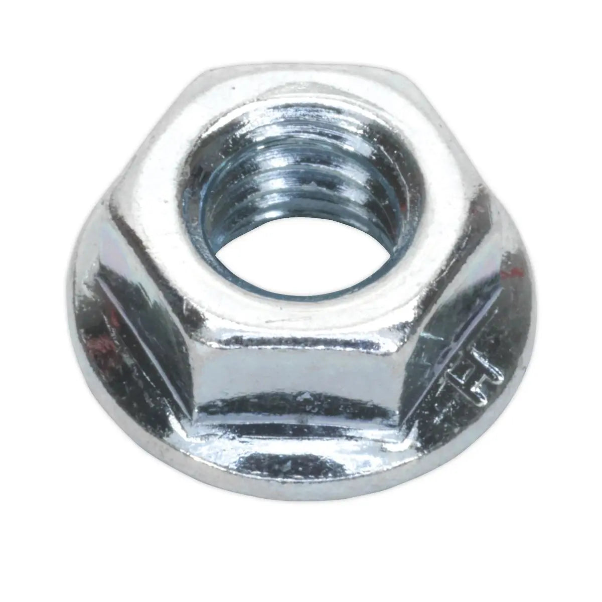 Sealey Flange Nut Serrated M8 Zinc Pack of 100 