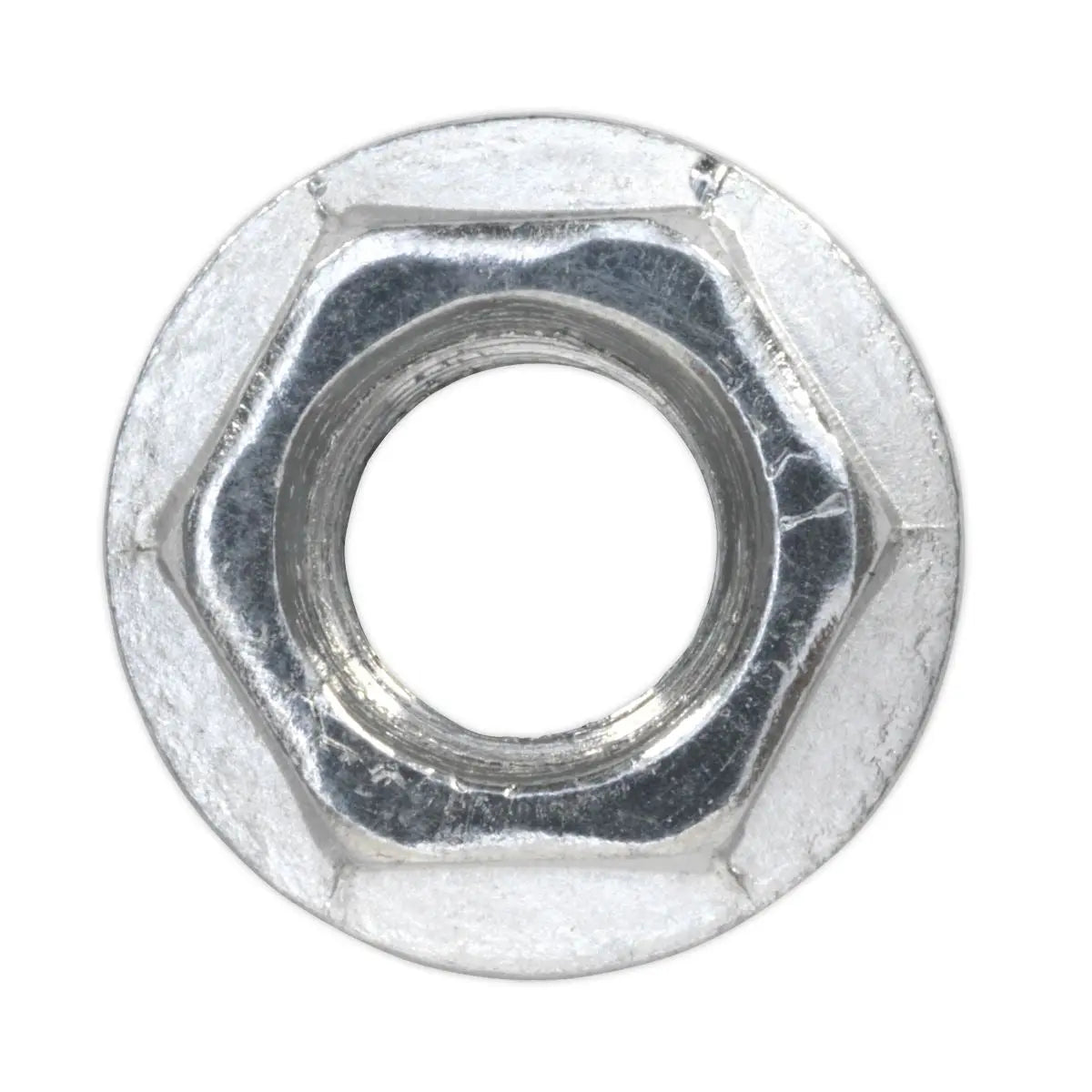 Sealey Flange Nut Serrated M8 Zinc Pack of 100 