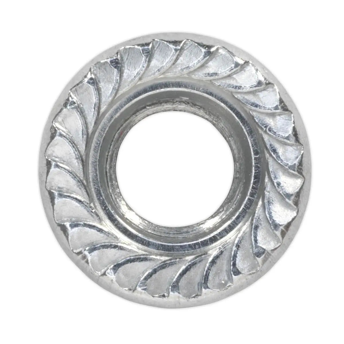 Sealey Flange Nut Serrated M8 Zinc Pack of 100 