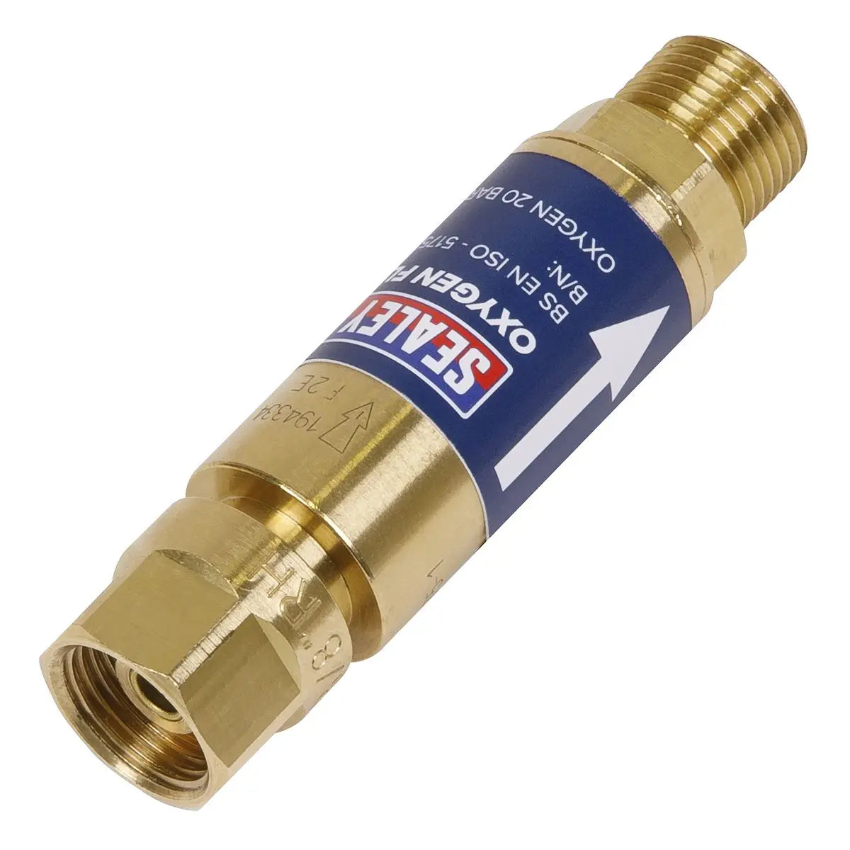 Sealey Flash Back Arrestor Oxygen  White Rose Tools