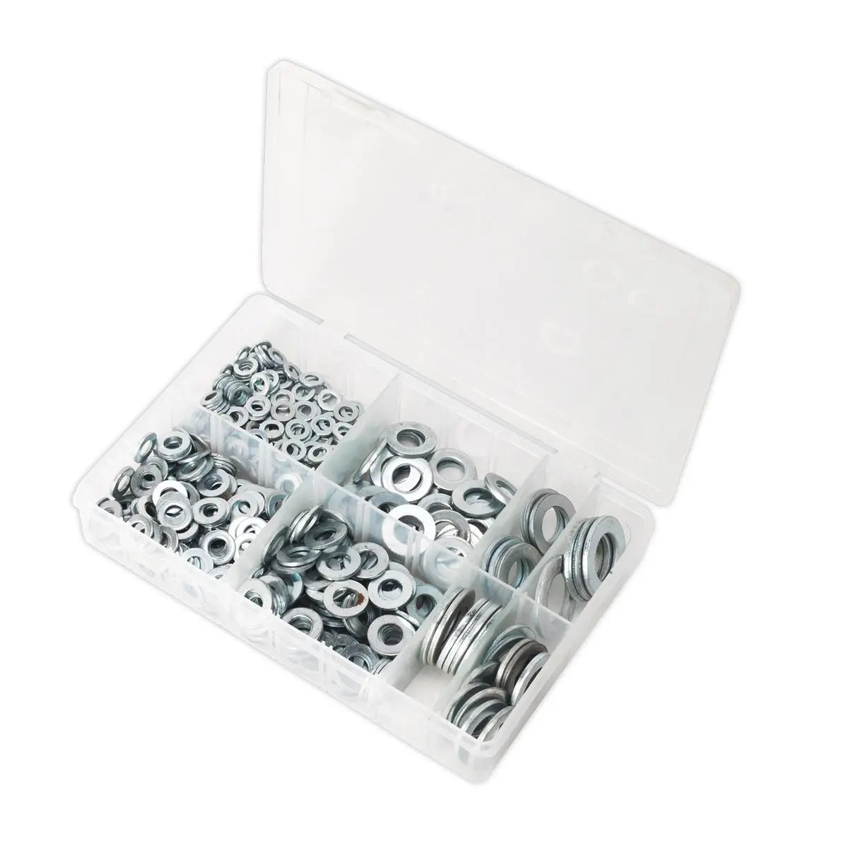 Sealey Flat Washer Assortment 495pc M6-M24 Form C Metric 