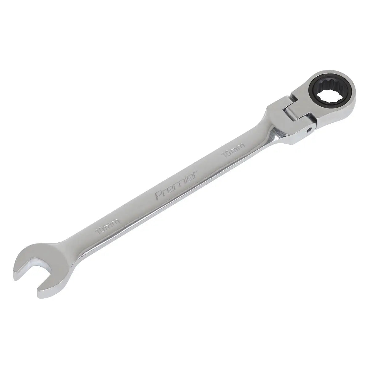 Sealey Flexi Head Ratchet Combination Spanner Open End Ring Individual 