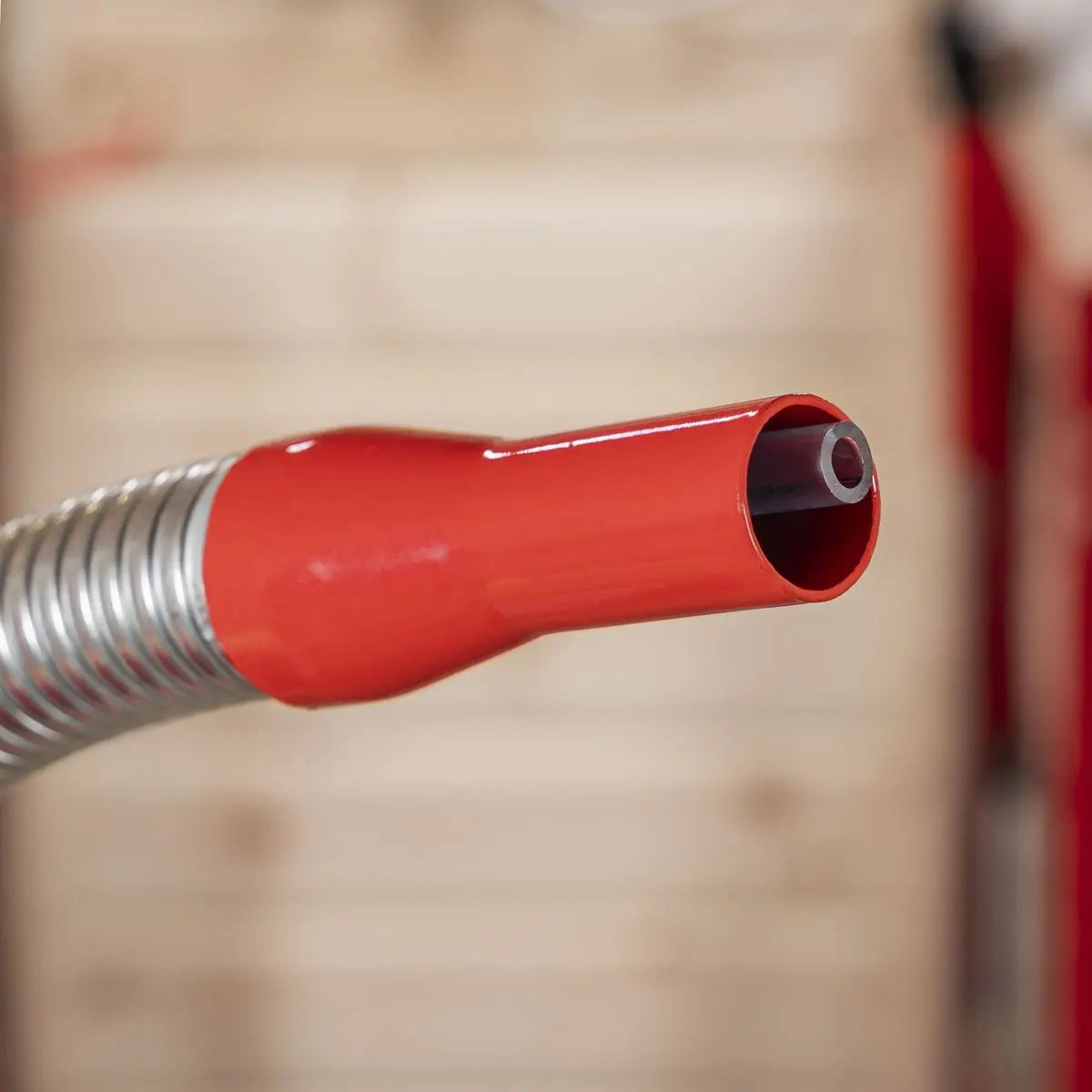 Sealey Flexi Pouring Spout for Screw Cap Jerry Cans - Red  White Rose Tools