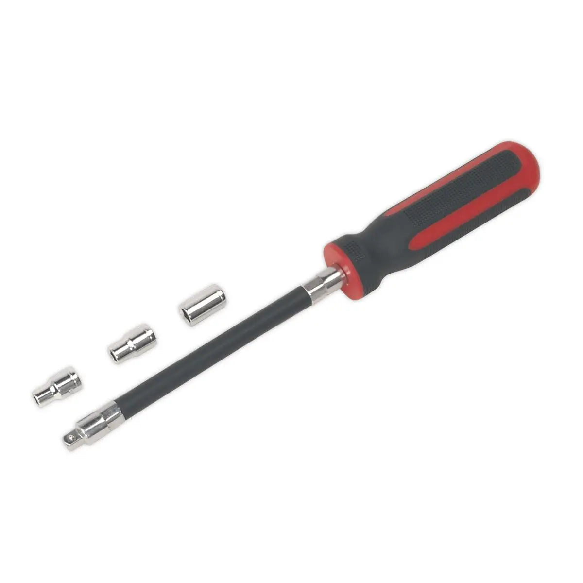 Sealey Flexible Hose Clip Nut Driver Set 4 Piece 