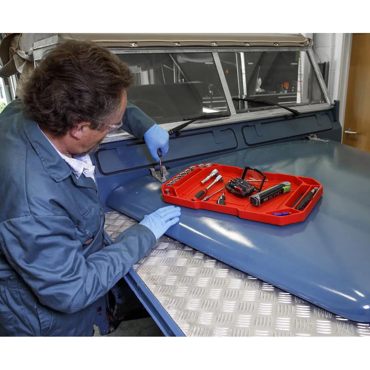 Sealey Flexible Tool Tray Non-Slip - 590 x 305 x 40mm 