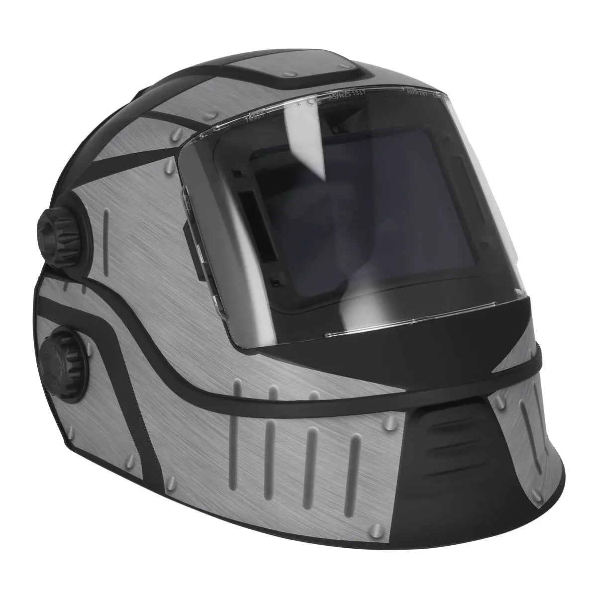 Sealey Flip-Up Welding Helmet Auto Darkening Solar Powered - Shade 9-13  White Rose Tools