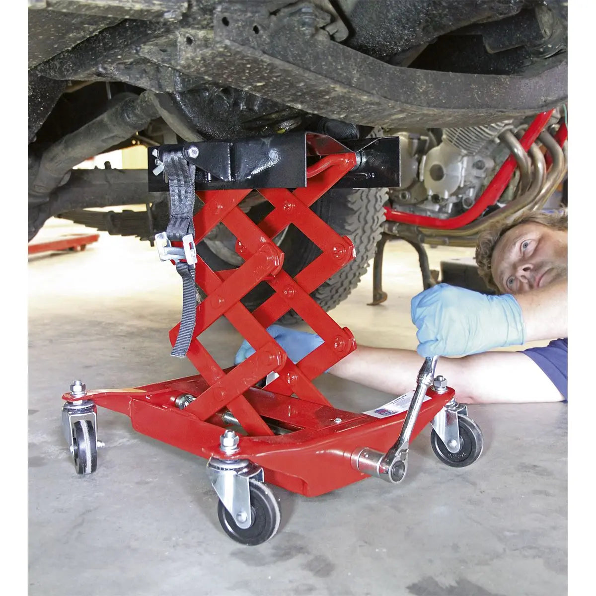 Sealey Floor Transmission Jack 150kg 