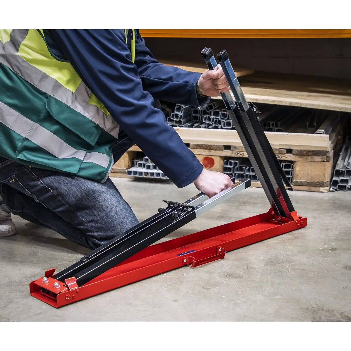 Sealey Fold Down Trestle with Adjustable Legs 150kg Capacity 