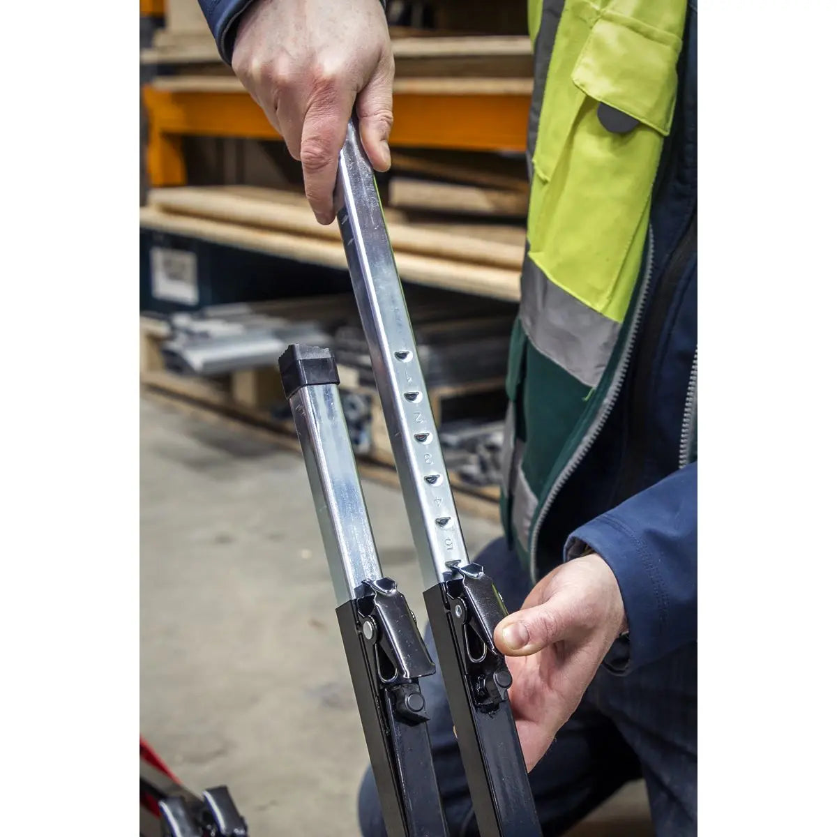 Sealey Fold Down Trestle with Adjustable Legs 150kg Capacity 