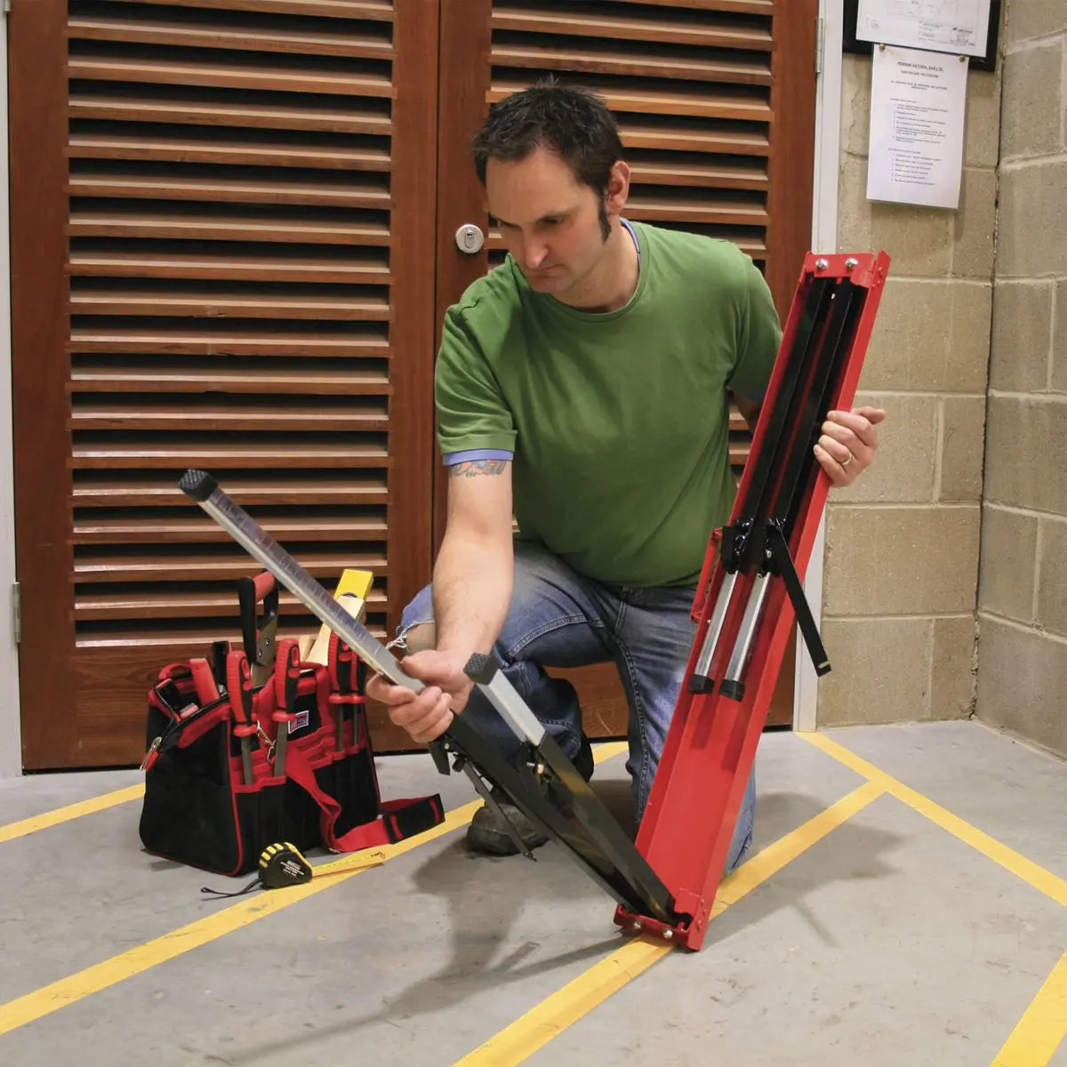 Sealey Fold Down Trestle with Adjustable Legs 150kg Capacity 