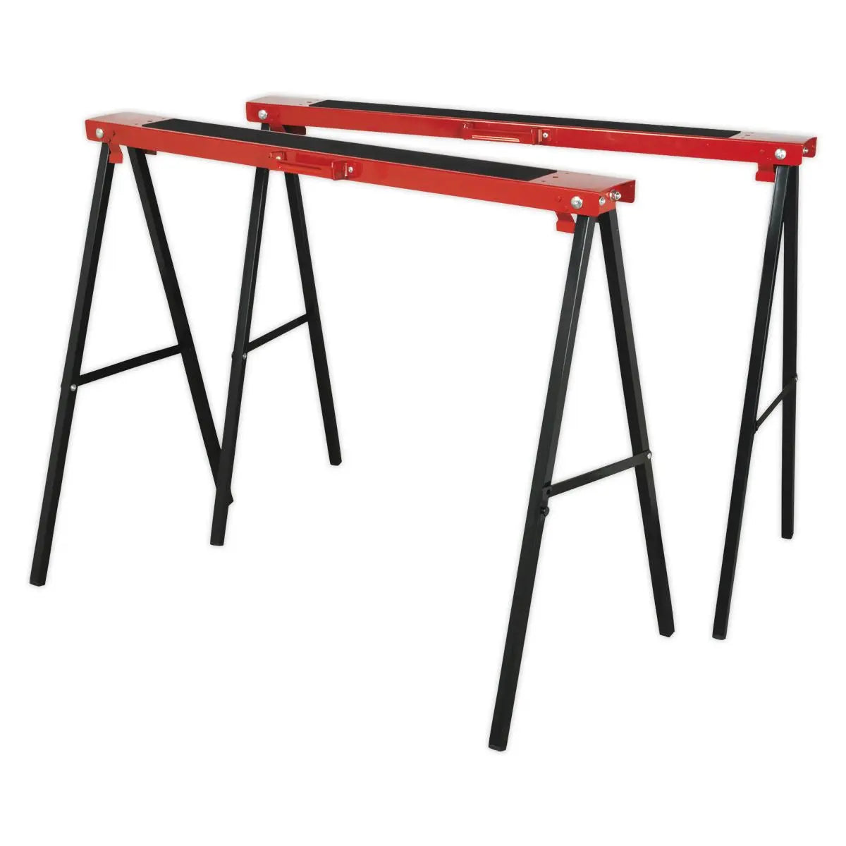 Sealey Fold Down Trestles Pair 100kg Capacity per Trestle 
