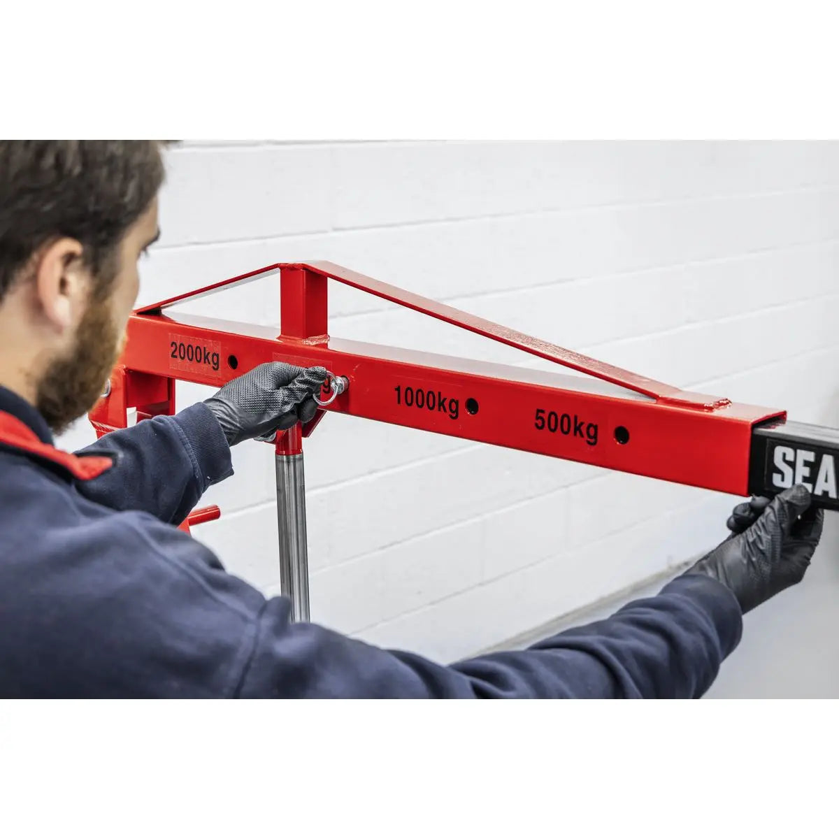 Sealey Folding Engine Crane 2 Tonne  White Rose Tools