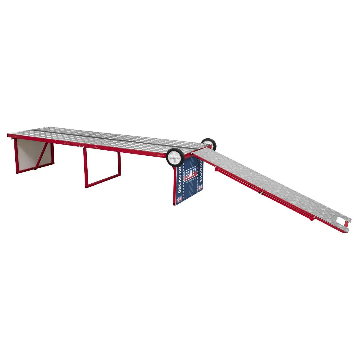 Sealey Folding Motorcycle Workbench with Ramp 360kg Capacity 