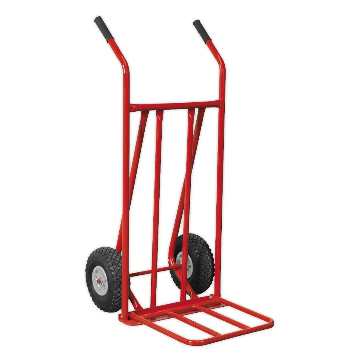 Sealey Folding Sack Truck with Pneumatic Tyres 150kg Capacity 