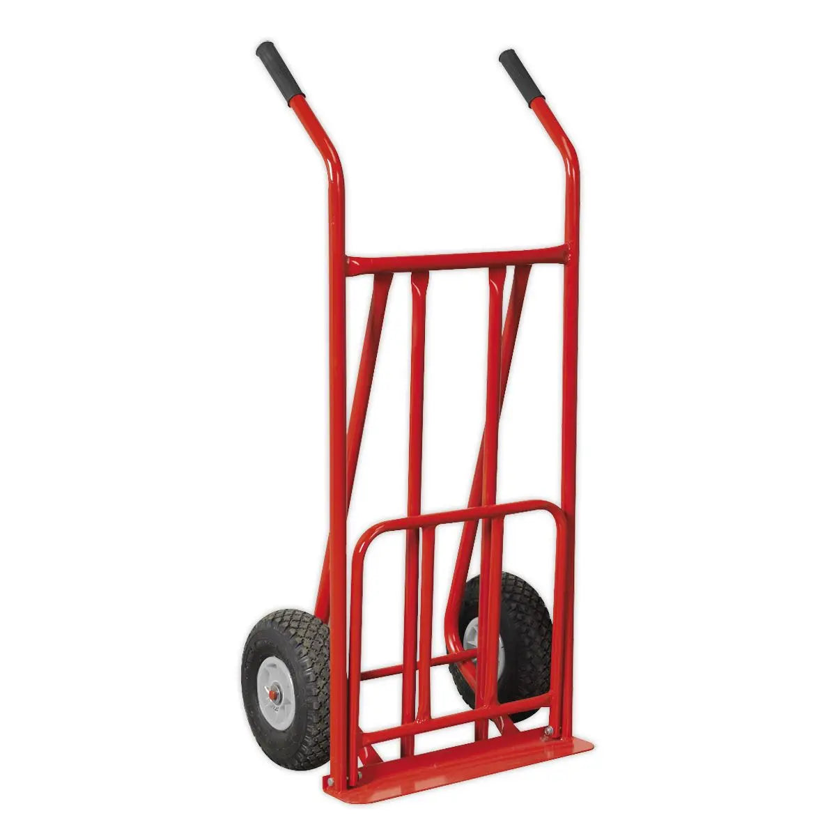 Sealey Folding Sack Truck with Pneumatic Tyres 150kg Capacity 