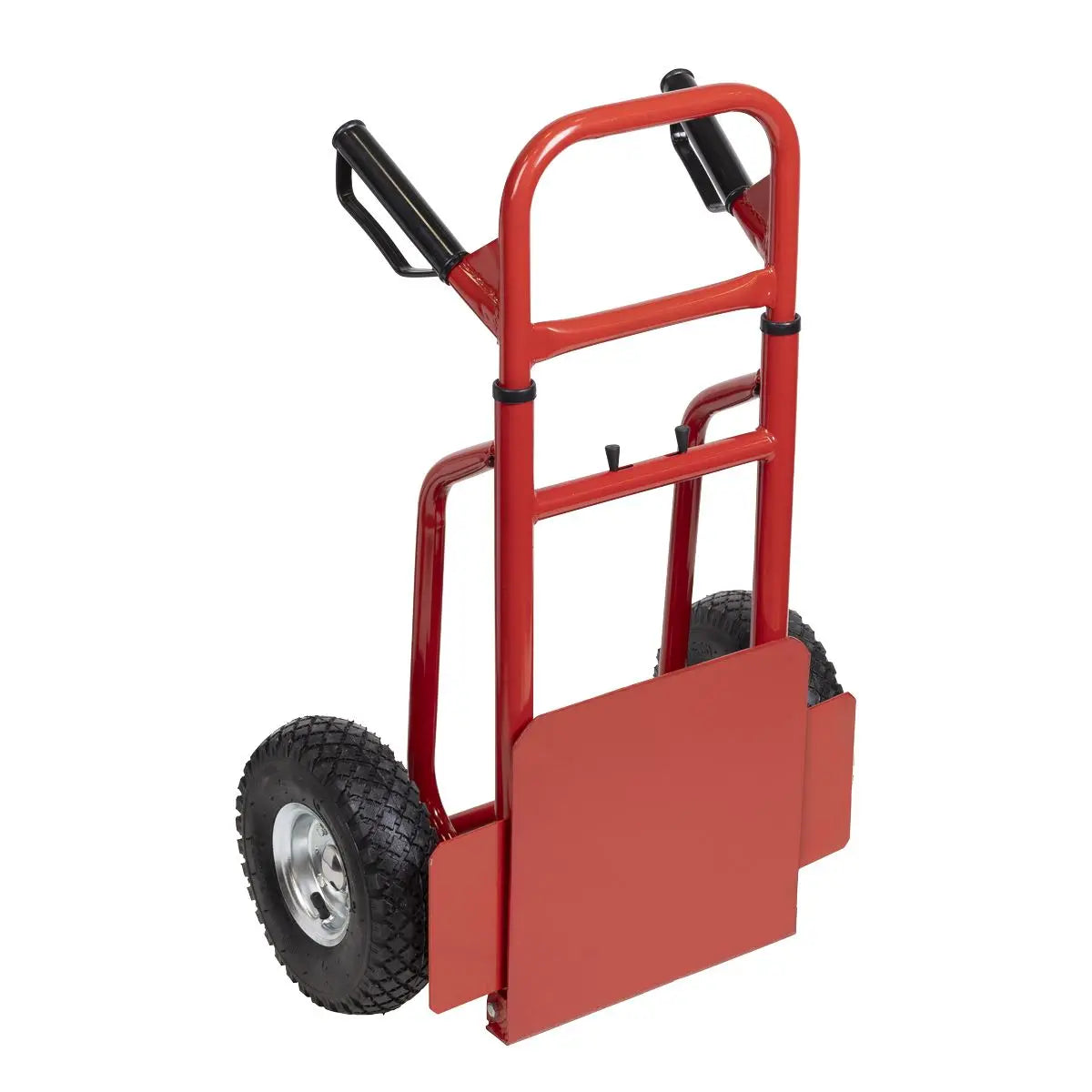 Sealey Folding Sack Truck with Pneumatic Tyres 200kg Capacity  White Rose Tools