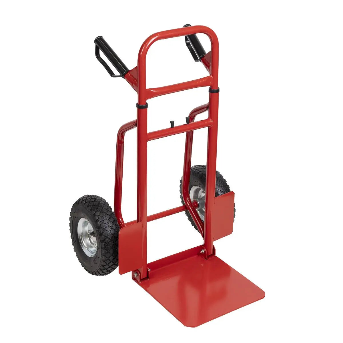 Sealey Folding Sack Truck with Pneumatic Tyres 200kg Capacity  White Rose Tools