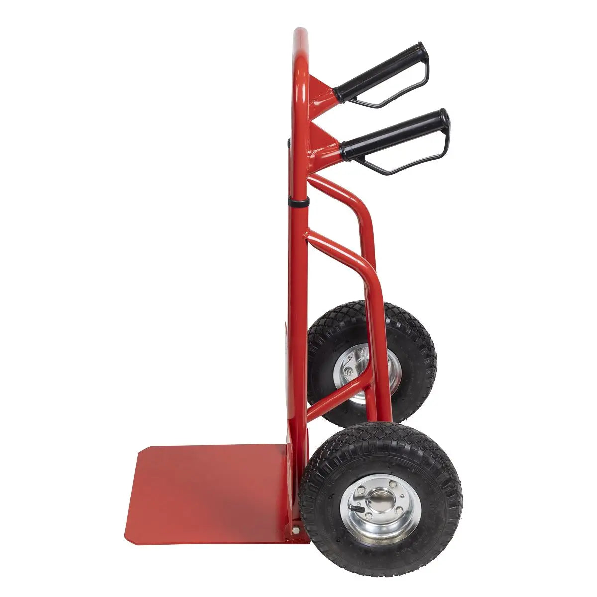 Sealey Folding Sack Truck with Pneumatic Tyres 200kg Capacity  White Rose Tools