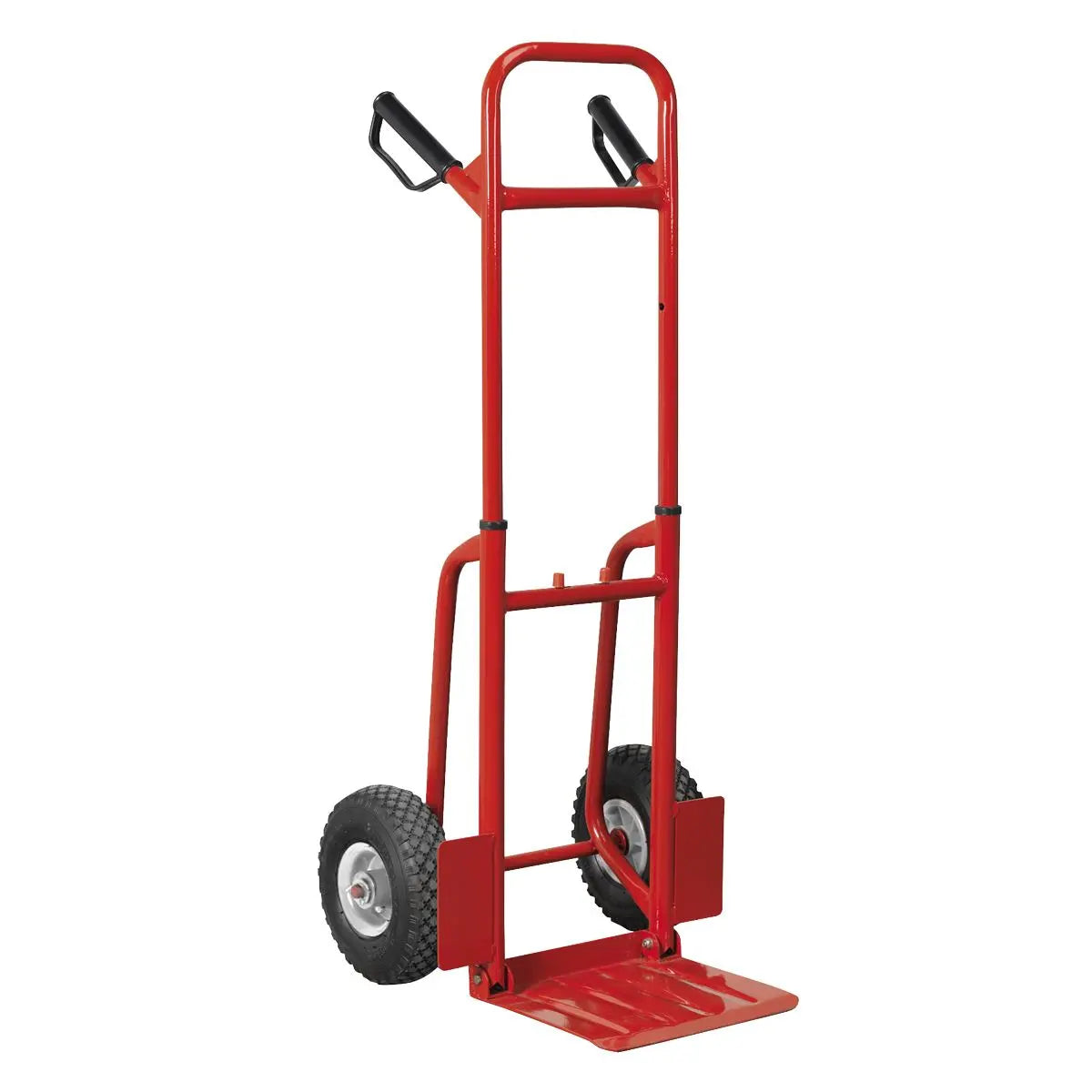 Sealey Folding Sack Truck with Pneumatic Tyres 200kg Capacity 