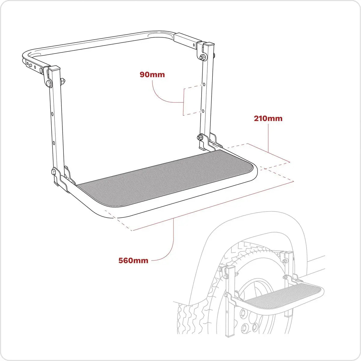 Sealey Folding Wheel Step 